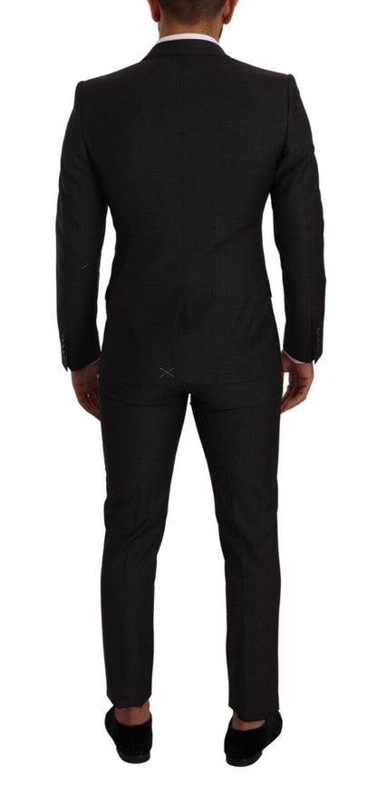 Dolce & Gabbana Men's Black MARTINI Single Breasted 2 Piece Suit