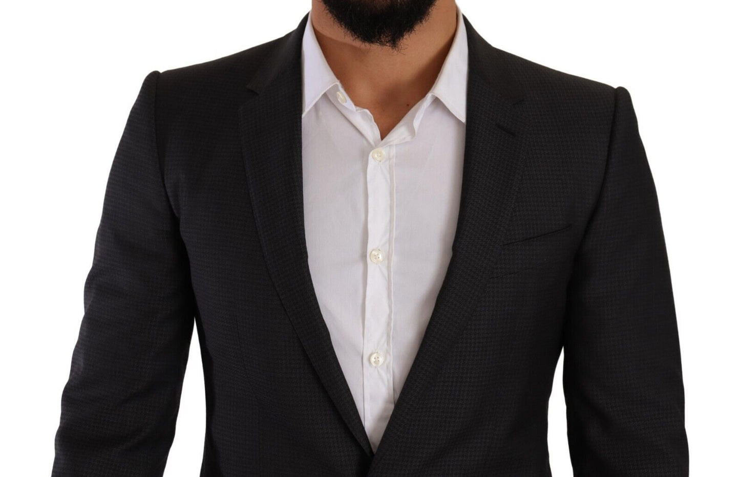 Dolce & Gabbana Men's Black MARTINI Single Breasted 2 Piece Suit