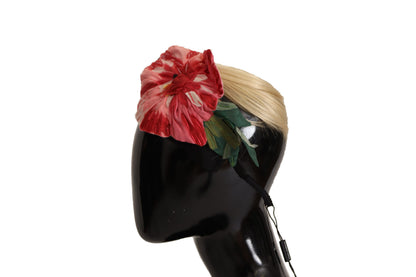Black Silk White Hair Parrucchiera Diadem Headband
