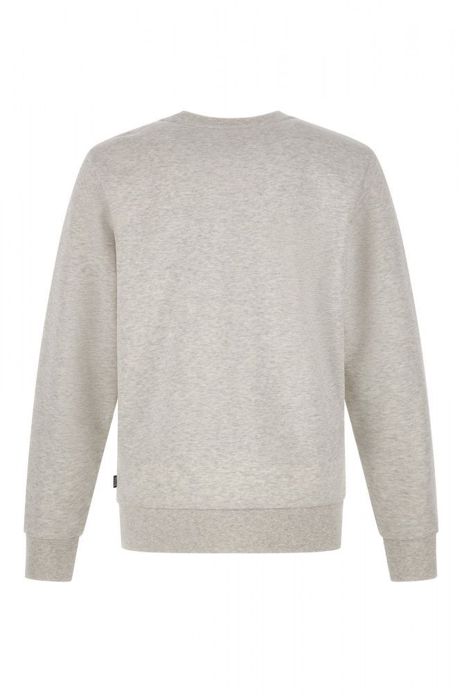 Sweatshirt by Hugo Boss for men in cotton gray features a unrivaled silhouette with a refined and unrivaled detailing for a sophisticated look.