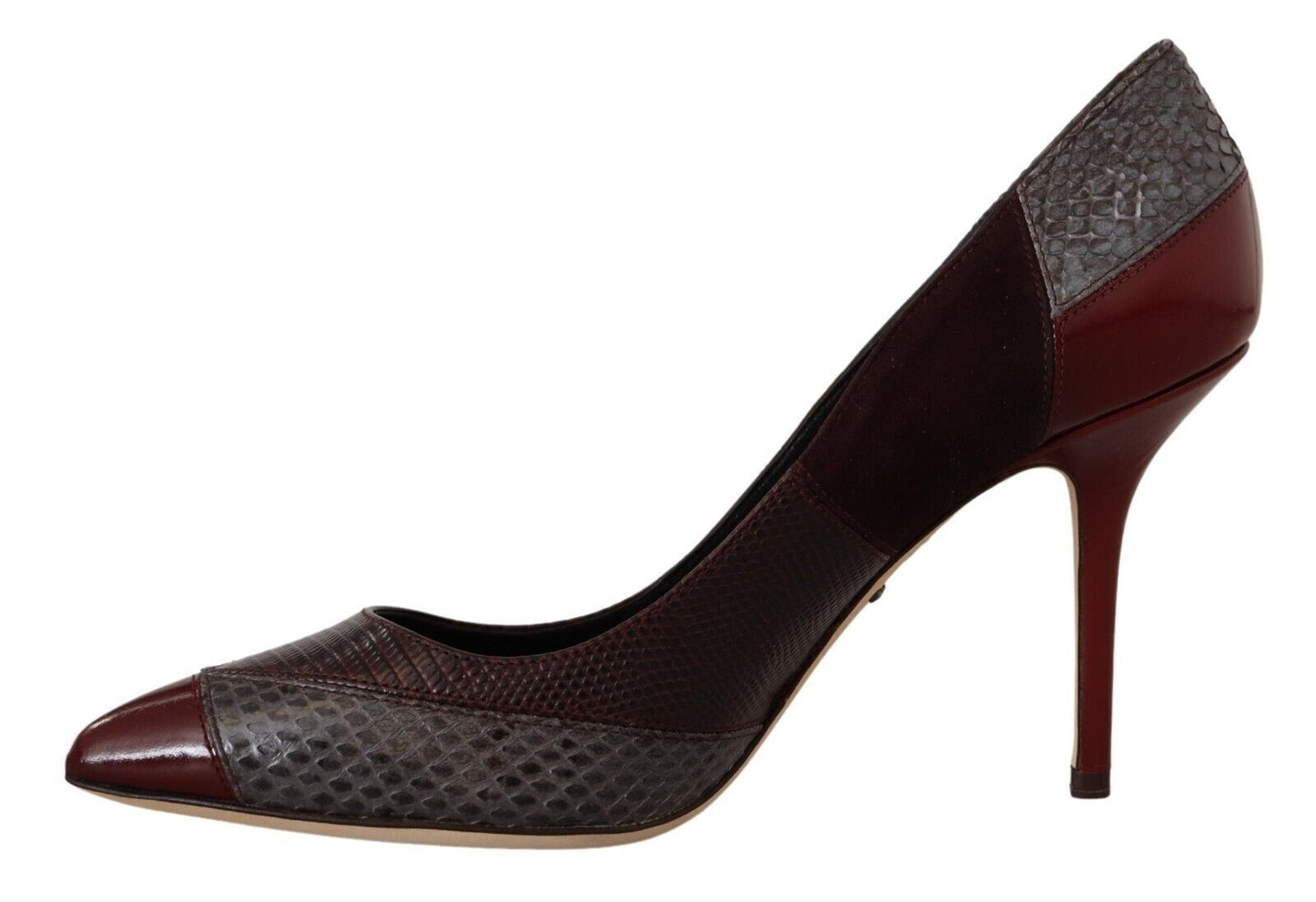 Dolce & Gabbana Multicolour Exotic Leather Heels Pumps Shoes