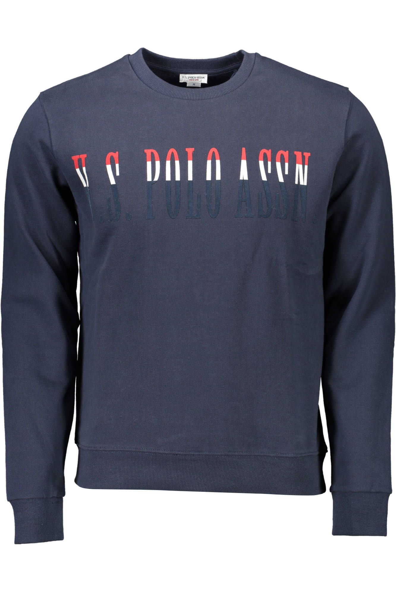 Sweatshirt Sweater by U.S. POLO ASSN. for men in cotton blue showcases a sumptuous silhouette, artfully finished with a sumptuous round neckline and long-sleeve for a sophisticated, sumptuous look.