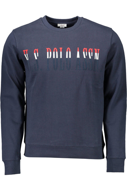 Sweatshirt Sweater by U.S. POLO ASSN. for men in cotton blue showcases a sumptuous silhouette, artfully finished with a sumptuous round neckline and long-sleeve for a sophisticated, sumptuous look.