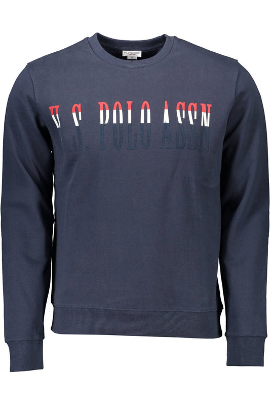 Sweatshirt Sweater by U.S. POLO ASSN. for men in cotton blue showcases a sumptuous silhouette, artfully finished with a sumptuous round neckline and long-sleeve for a sophisticated, sumptuous look.