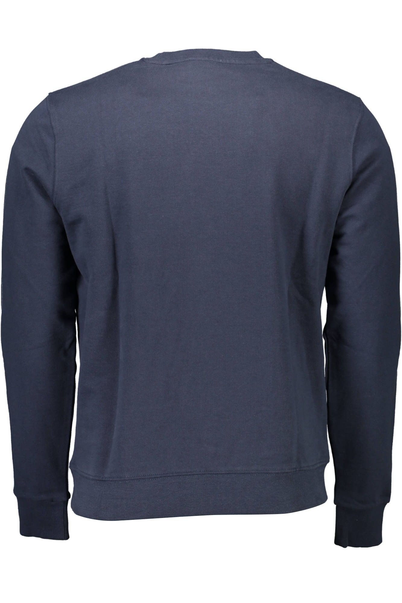 Sweatshirt Sweater by U.S. POLO ASSN. for men in cotton blue features an tactile silhouette, showcasing a sophisticated round neckline and tactile for a refined finish.