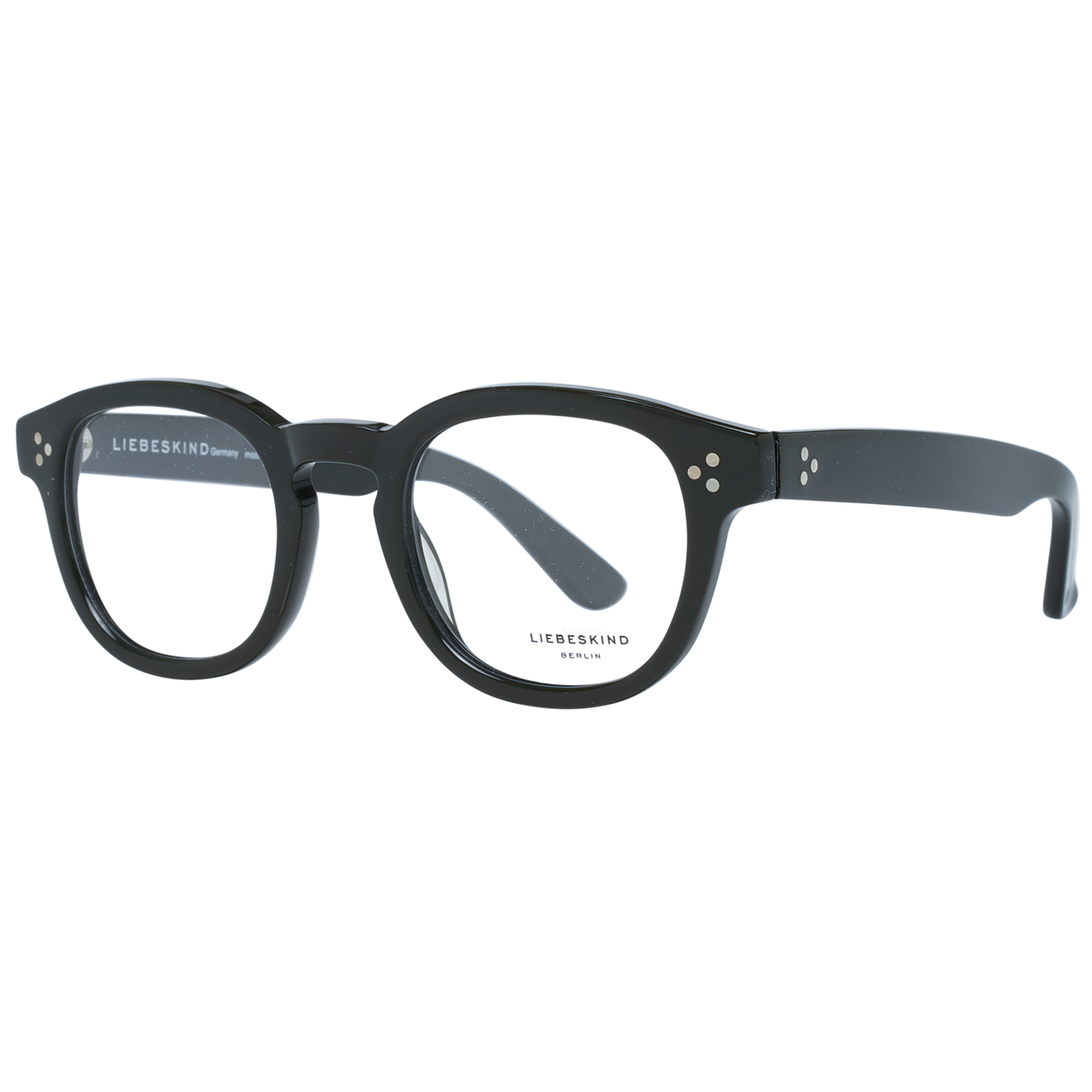Eyeglasses Frames by Liebeskind for women in denim cotton and black & green showcases an refined full-frame frame design featuring a sophisticated black coloured frame for an refined and refined aesthetic.