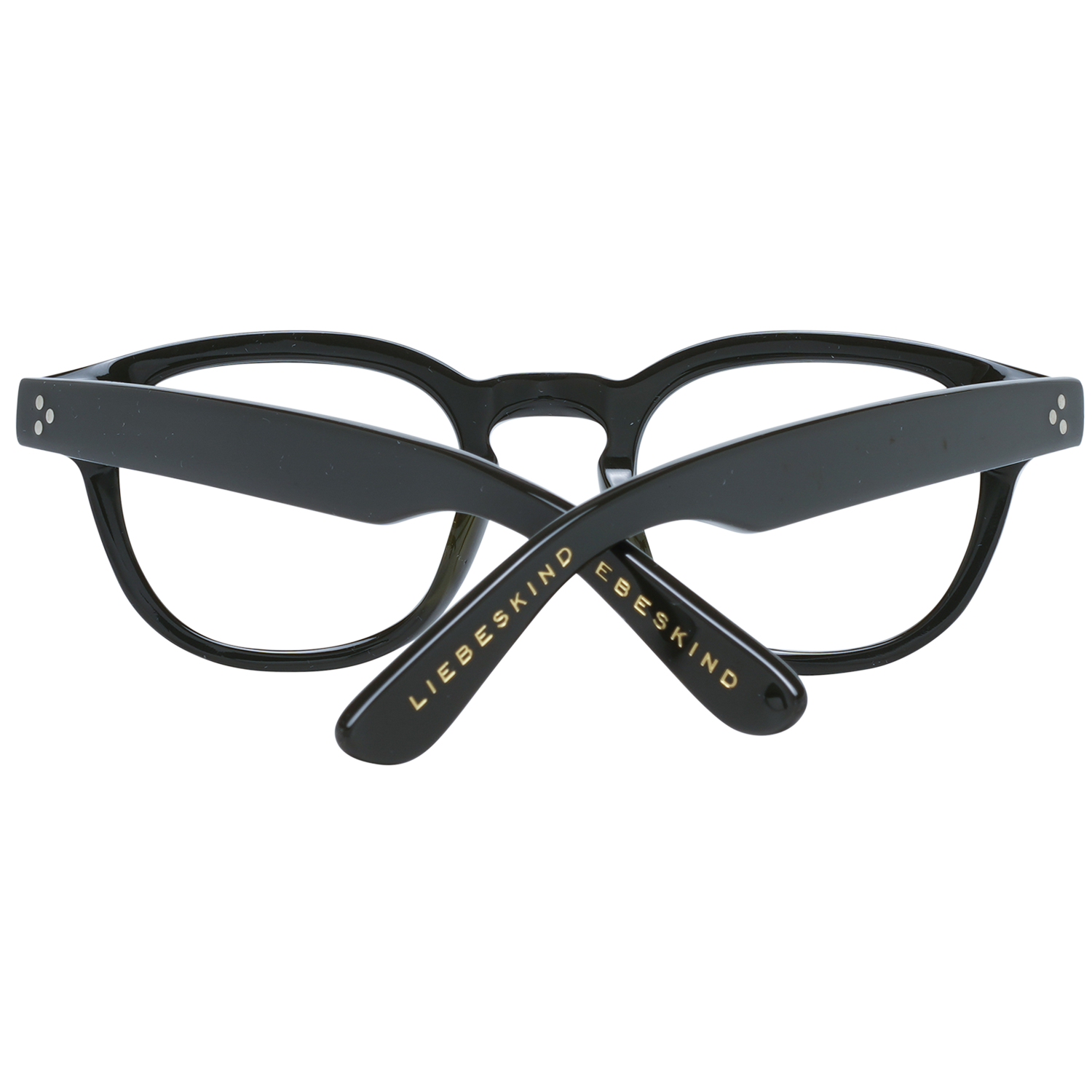 Eyeglasses Frames by Liebeskind for women in denim cotton and black & green showcases a refined silhouette, detailed with a black coloured frame finish and a sophisticated full-frame frame design.