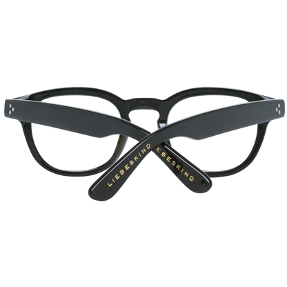 Eyeglasses Frames by Liebeskind for women in denim cotton and black & green showcases a refined silhouette, detailed with a black coloured frame finish and a sophisticated full-frame frame design.