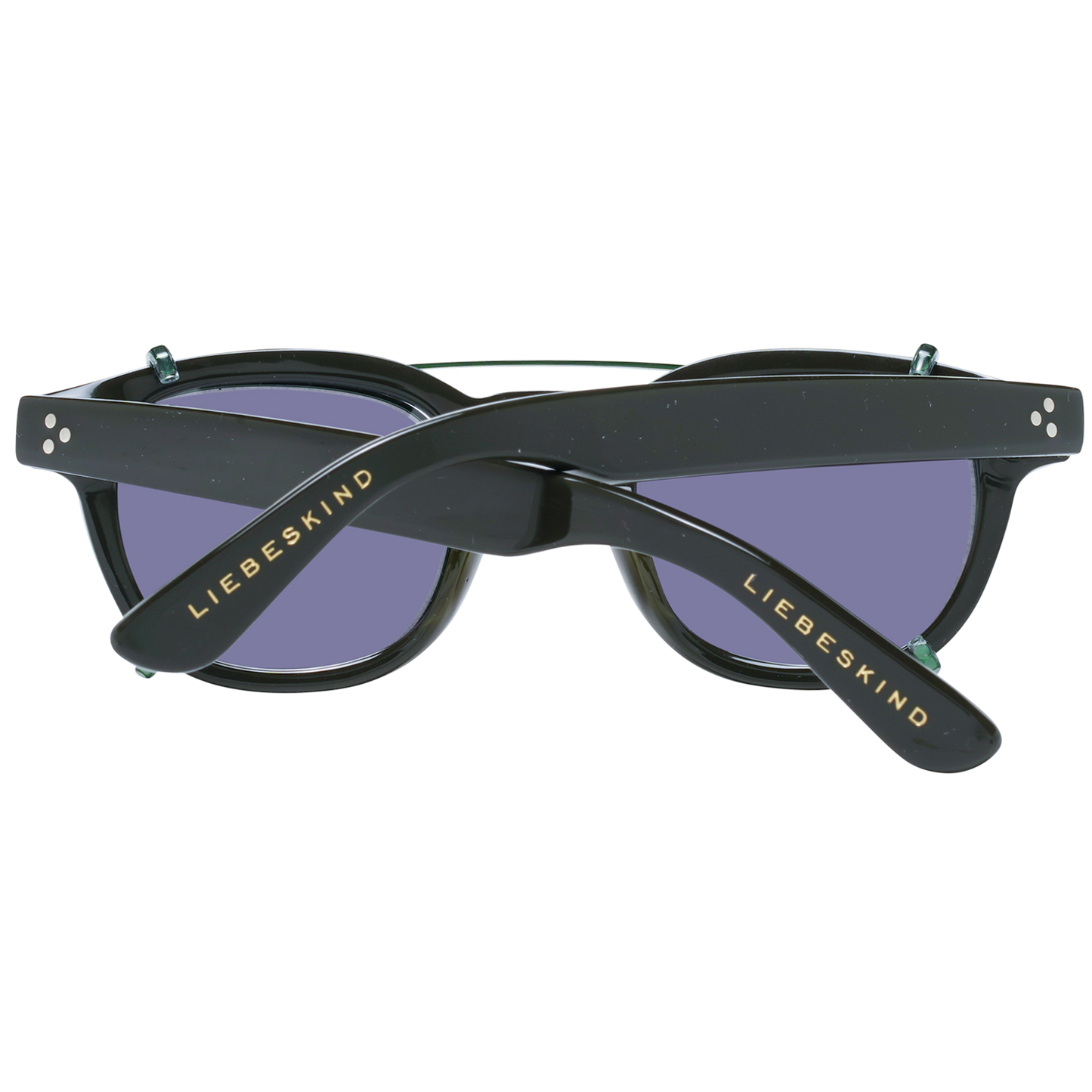 Eyeglasses Frames by Liebeskind for women in denim cotton and black & green showcases an refined full-frame frame design featuring a sophisticated black coloured frame for an refined and refined aesthetic.