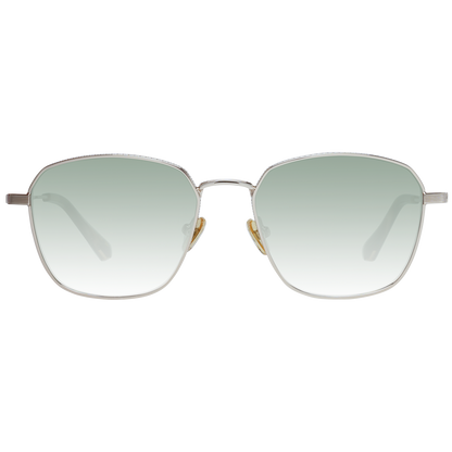 This Sunglasses by Ted Baker for men in viscose cotton canvas gradient, gold & green presents a sumptuous silhouette, showcasing a sumptuous full-rim square frame design in gold coloured frame and high-performance category-3-dark-tint gradient lens.