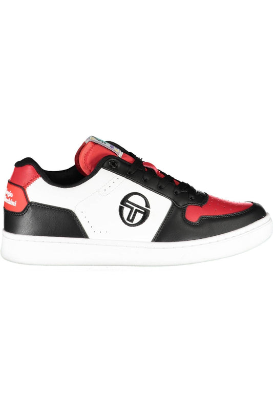Sneakers by Sergio Tacchini for men in polyester black & signature features a sumptuous design, perfectly showcasing the sumptuous fashion style of this Men's Fashion Polyester Sneakers.