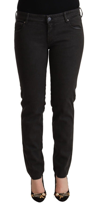 Ermanno Scervino Ladies' Black Low Waist Skinny Denim Cotton Jeans