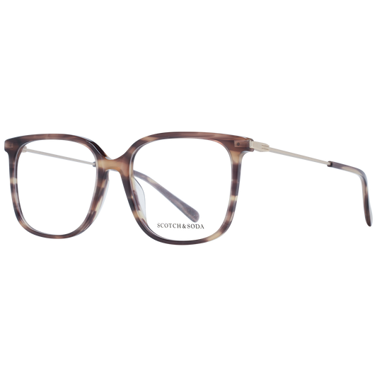 Eyeglasses Frames by Scotch & Soda for women in plastic polyamide and brown showcases a refined silhouette, detailed with a brown coloured frame finish and a sophisticated full-frame frame design.