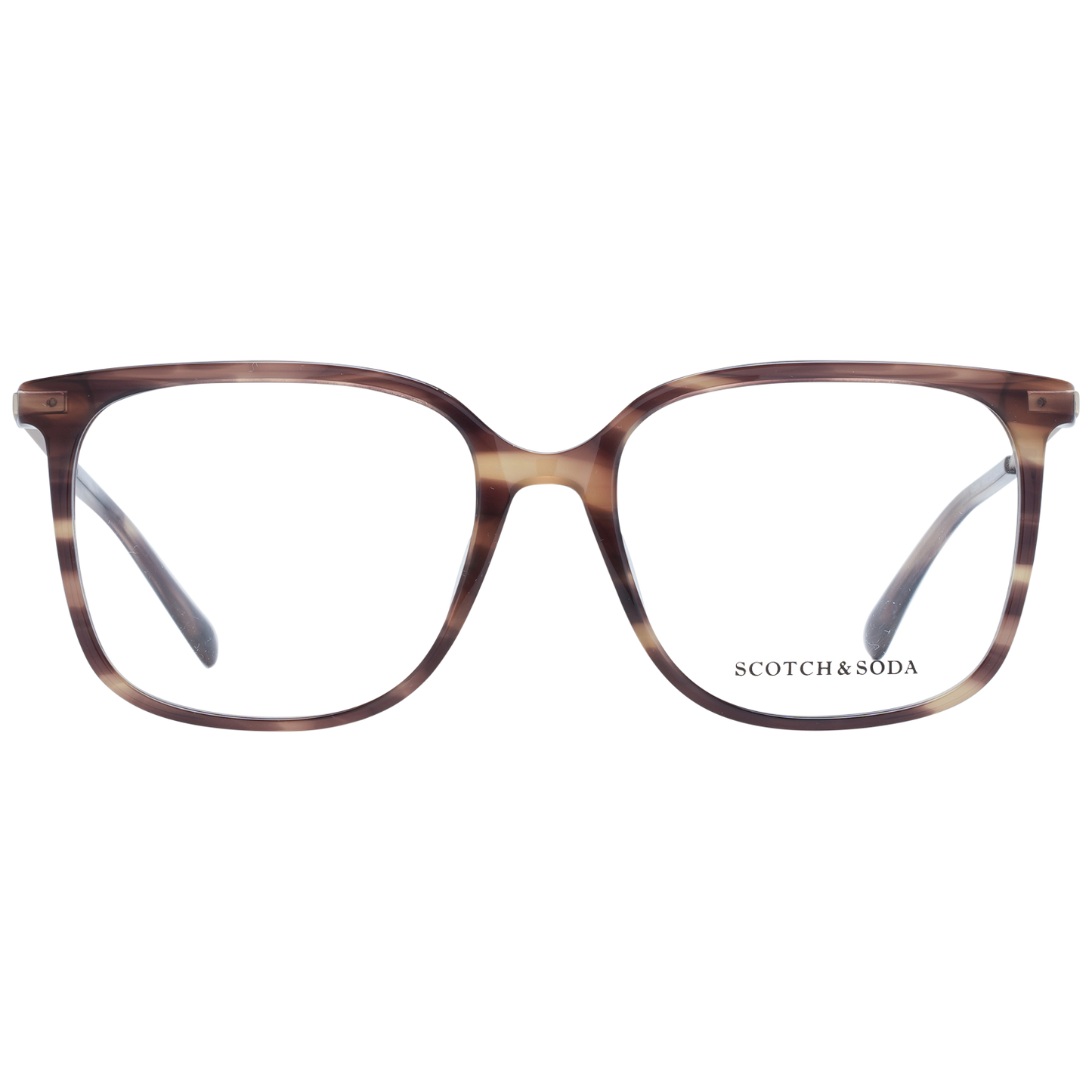 Eyeglasses Frames by Scotch & Soda for women in plastic polyamide brown showcases a refined full-frame frame design with a refined brown coloured frame finish for a refined and sophisticated look.