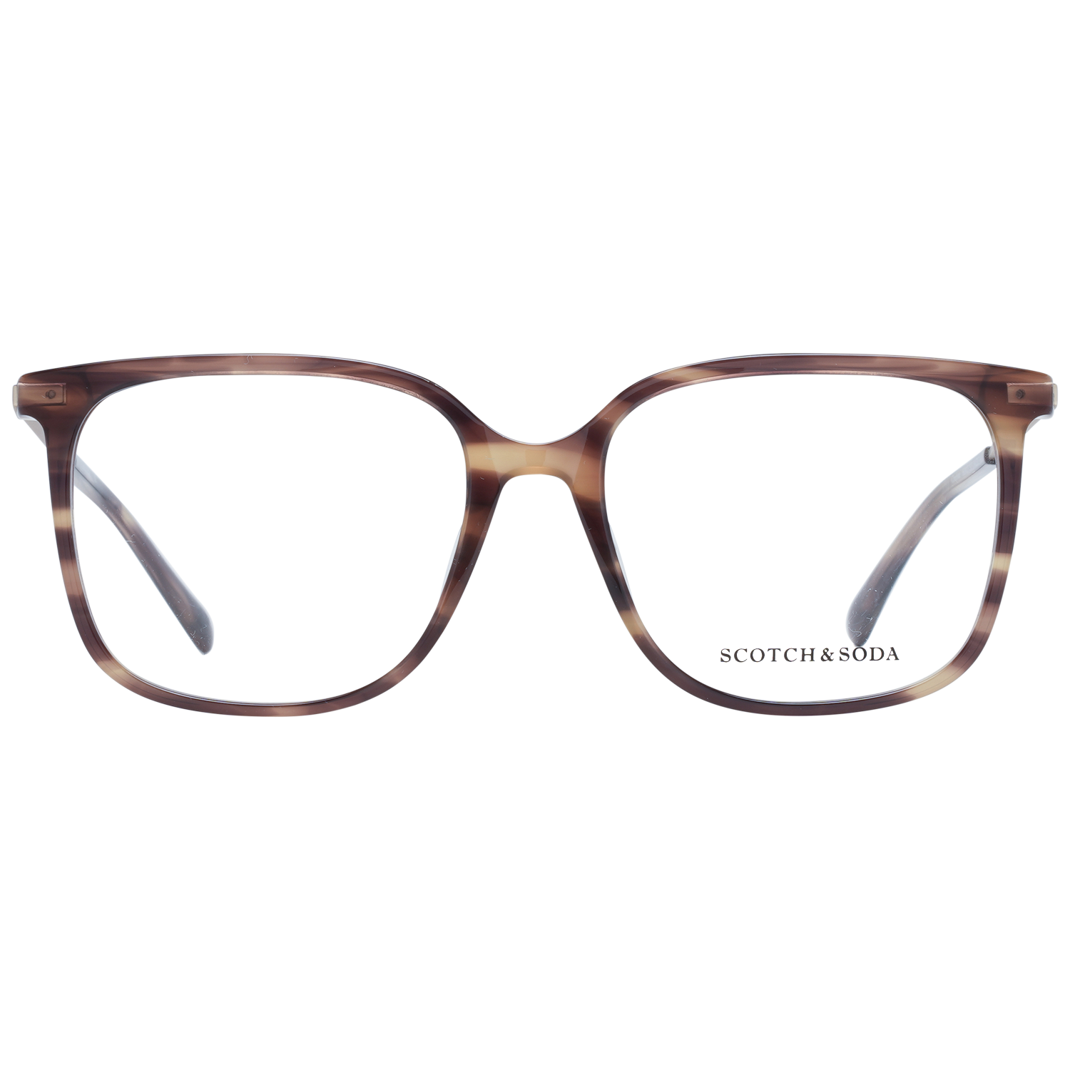 Eyeglasses Frames by Scotch & Soda for women in plastic polyamide brown showcases a refined full-frame frame design with a refined brown coloured frame finish for a refined and sophisticated look.
