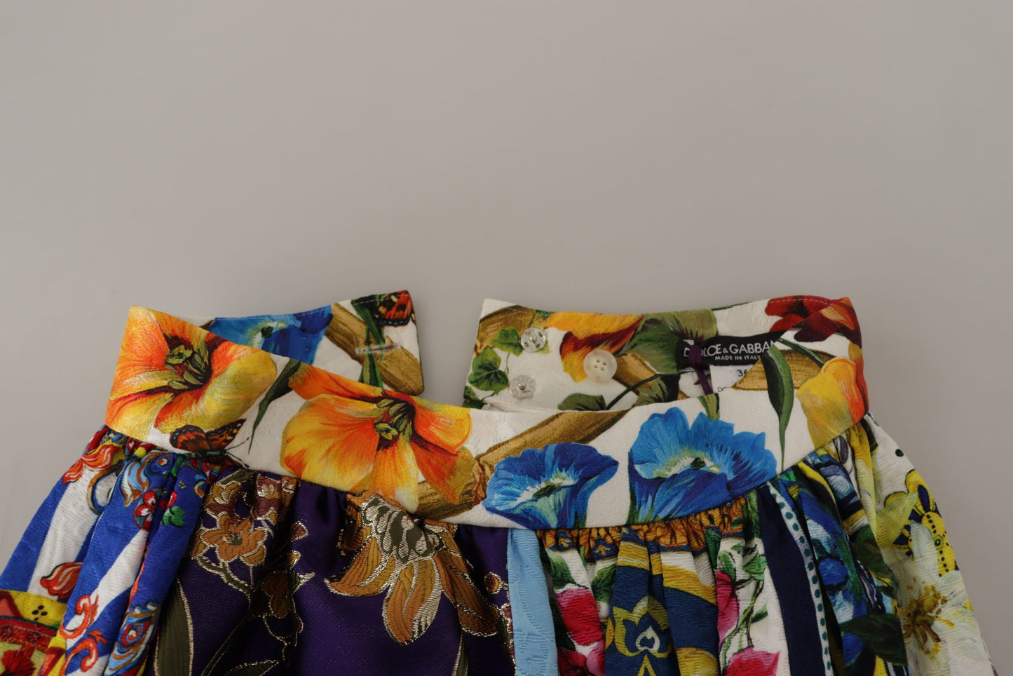 Dolce & Gabbana Multicolour Patchwork Sicily Long Maxi Skirt