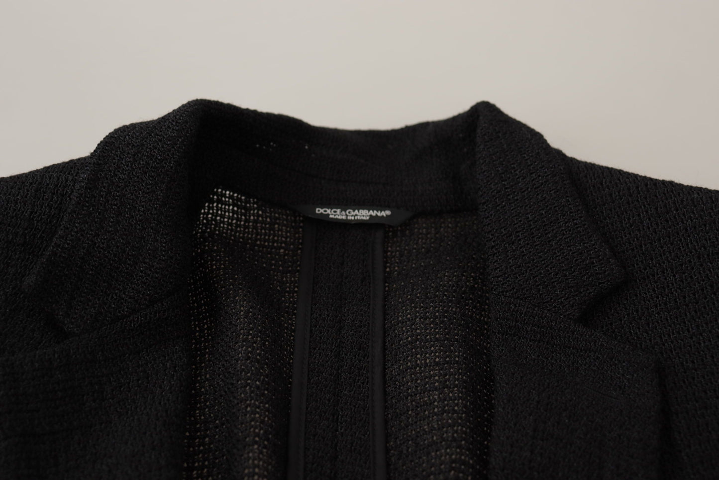 Dolce & Gabbana Men's Black Single Breasted Coat Men Blazer