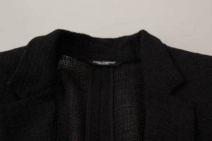 Dolce & Gabbana Men's Black Single Breasted Coat Men Blazer