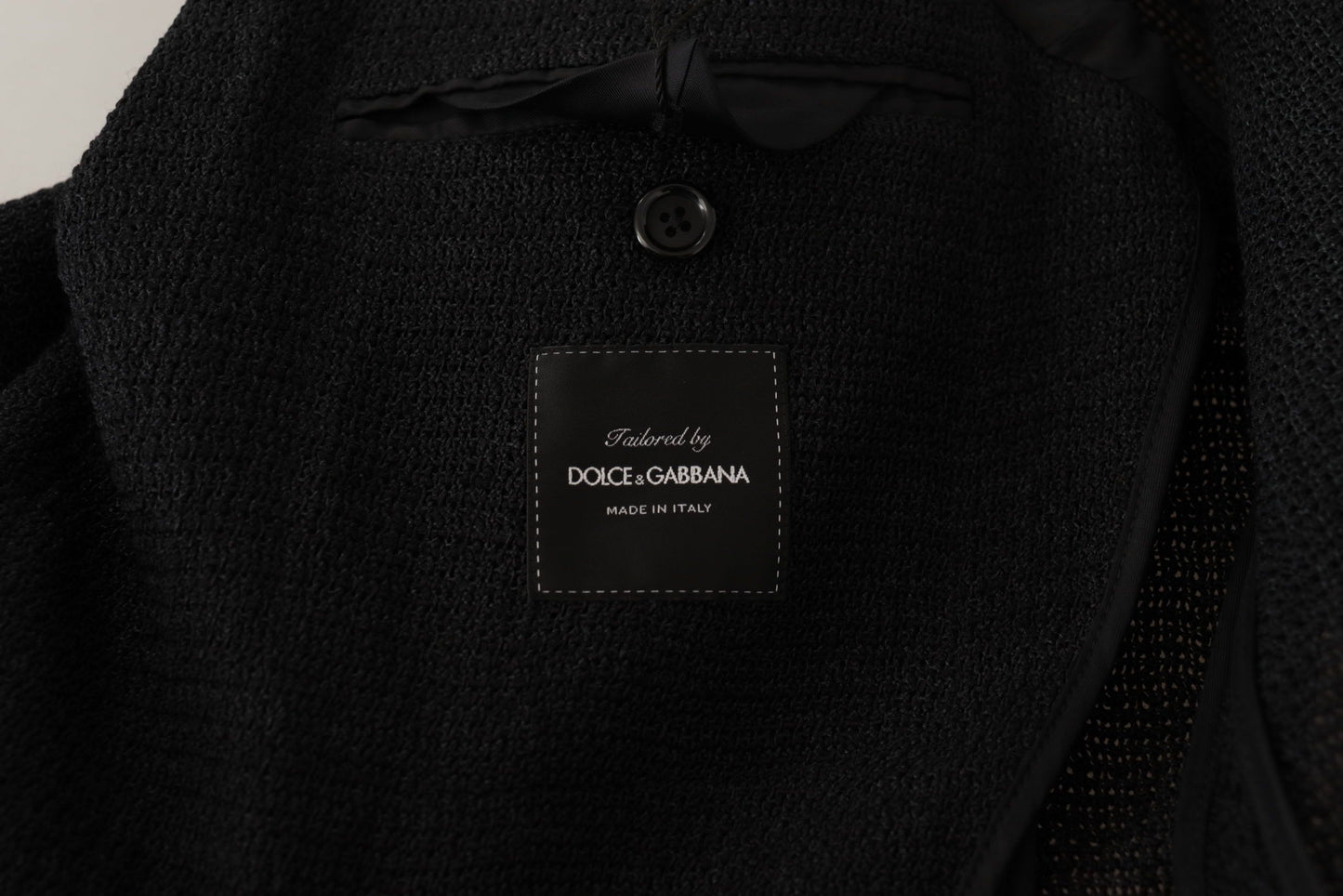 Dolce & Gabbana Men's Black Single Breasted Coat Men Blazer