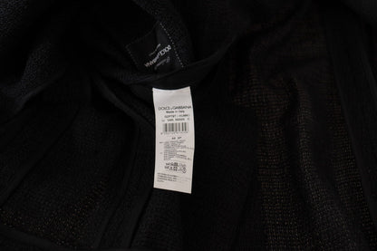 Dolce & Gabbana Men's Black Single Breasted Coat Men Blazer