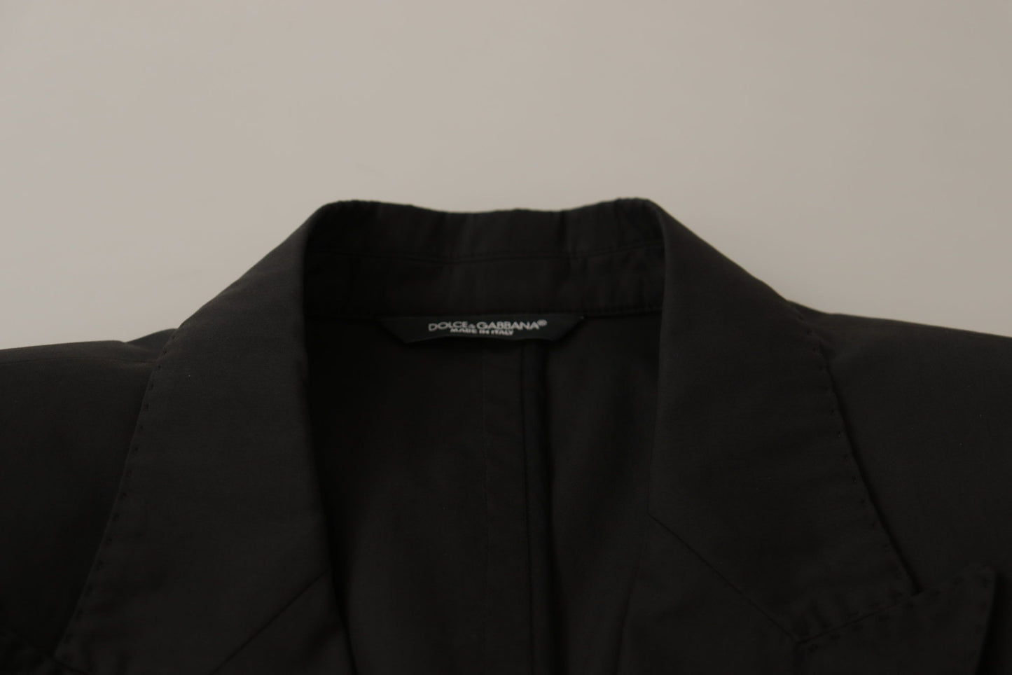 Dolce & Gabbana Men's Black Single Breasted TAORMINA Breasted Blazer