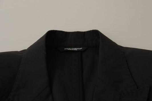 Dolce & Gabbana Men's Black Single Breasted TAORMINA Breasted Blazer