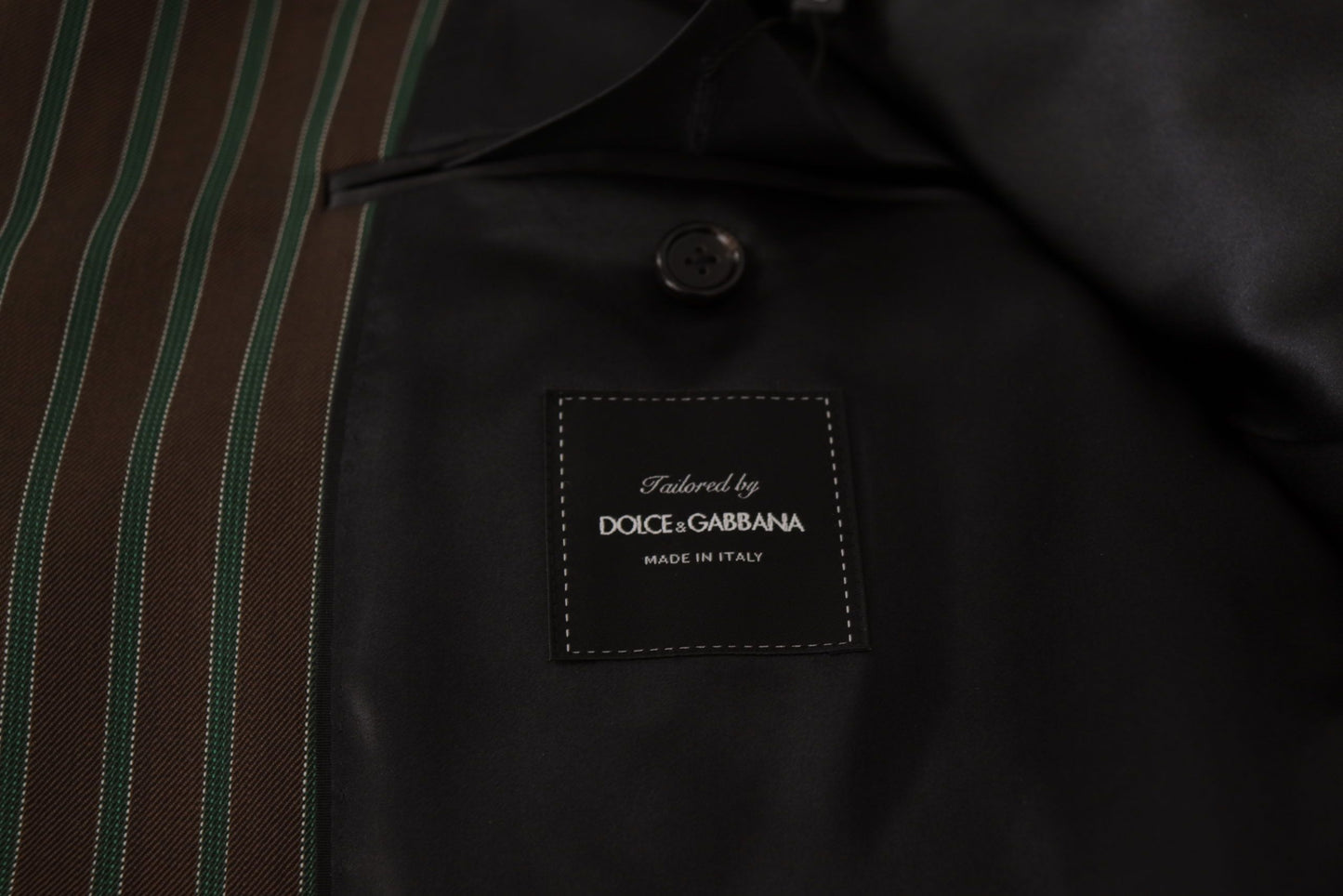 Dolce & Gabbana Men's Multicolour Stripes Double Breasted Blazer
