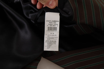 Dolce & Gabbana Men's Multicolour Stripes Double Breasted Blazer