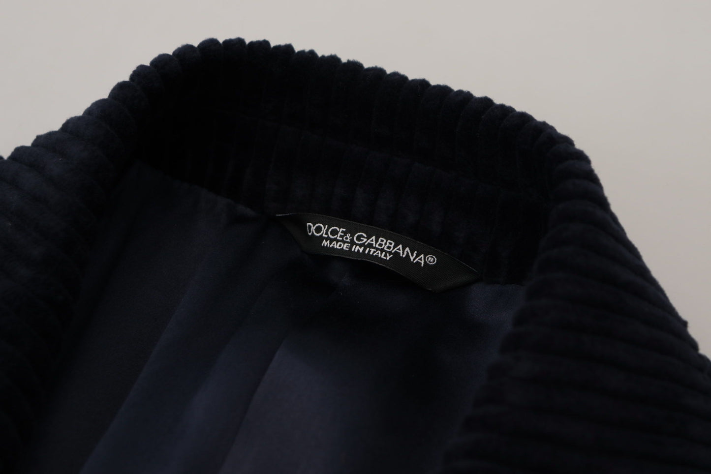 Dolce & Gabbana Men's Black Cotton Cardigan Long Coat Men Jacket