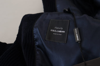 Dolce & Gabbana Men's Black Cotton Cardigan Long Coat Men Jacket