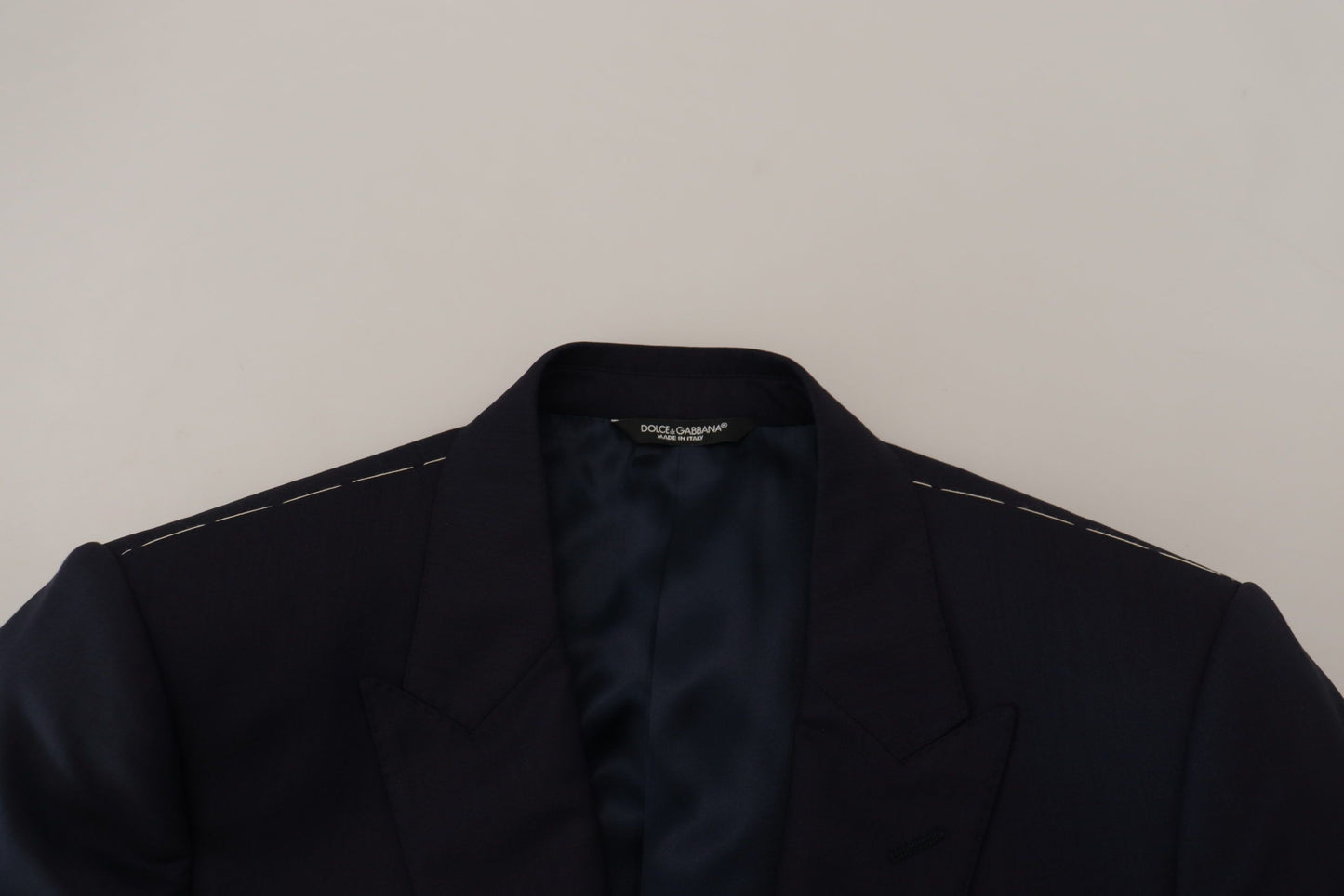 Dolce & Gabbana Men's Black Wool Single Breasted Coat Blazer