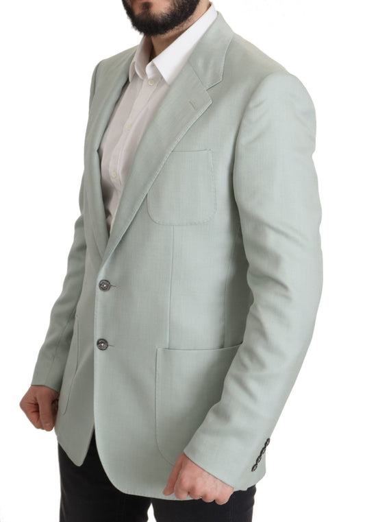 Dolce & Gabbana Men's Green Cashmere Jacket Blazer Jacket