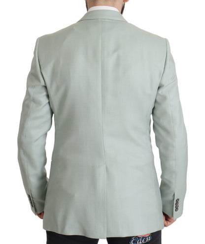 Dolce & Gabbana Men's Green Cashmere Jacket Blazer Jacket