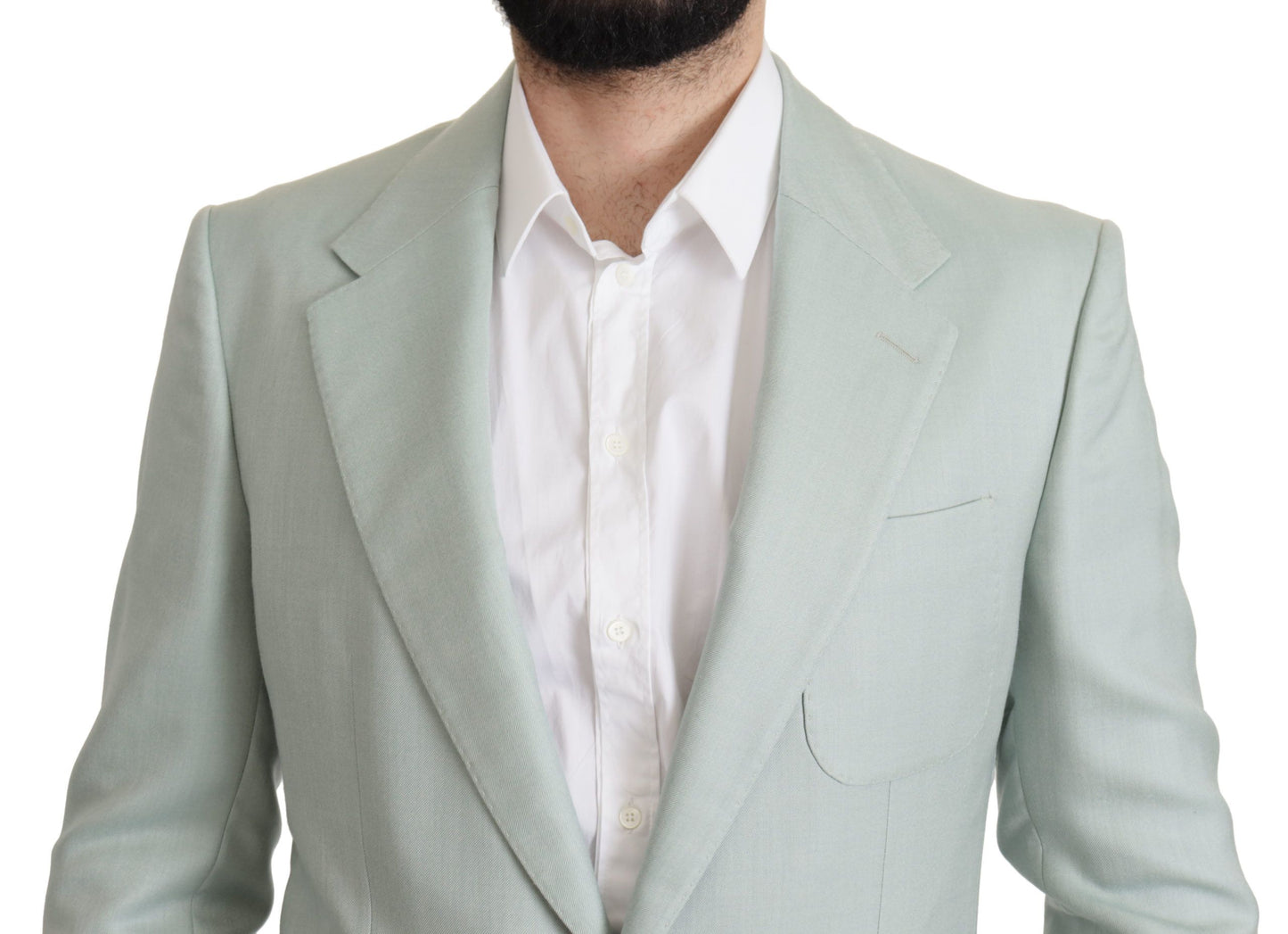 Dolce & Gabbana Men's Green Cashmere Jacket Blazer Jacket