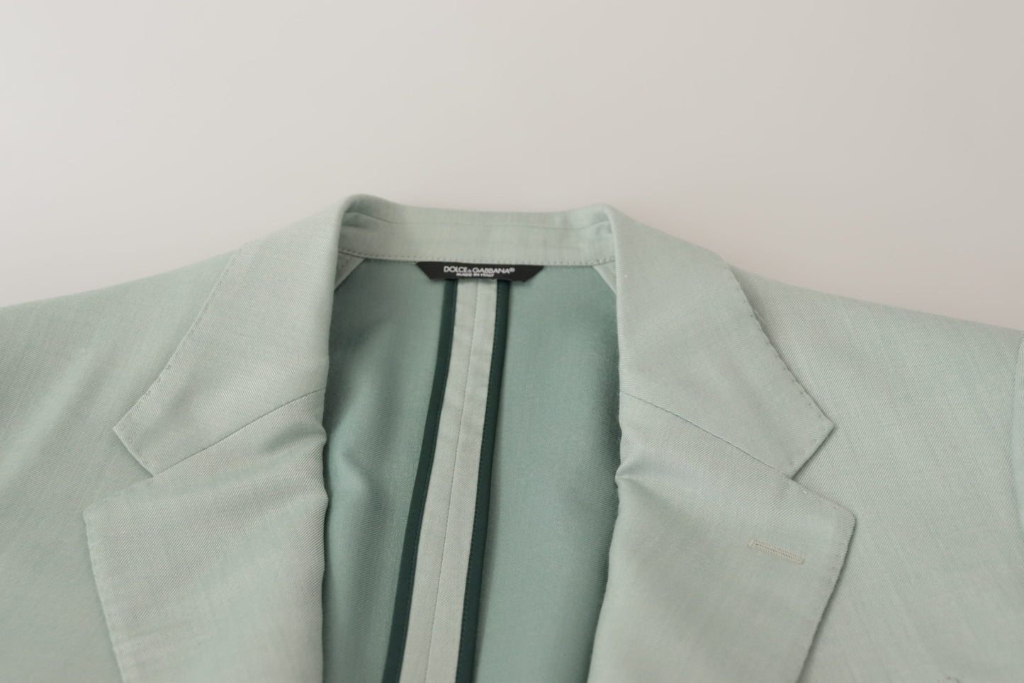 Dolce & Gabbana Men's Green Cashmere Jacket Blazer Jacket