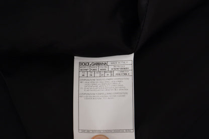 Dolce & Gabbana Men's Black Jacket Vest 2 Piece MARTINI Blazer