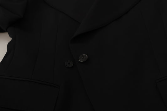 Dolce & Gabbana Men's Black Wool Single Breasted Jacket Blazer
