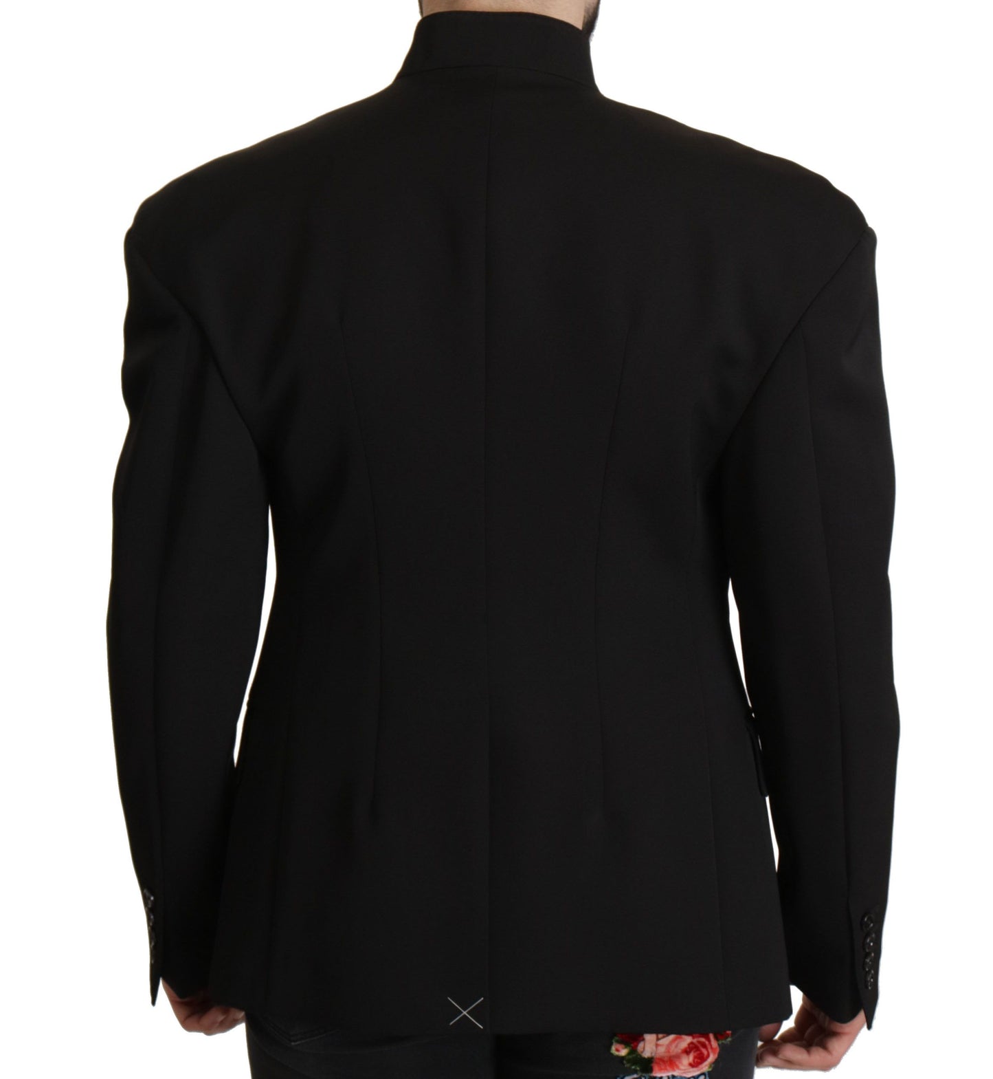 Dolce & Gabbana Men's Black Wool Single Breasted Jacket Blazer