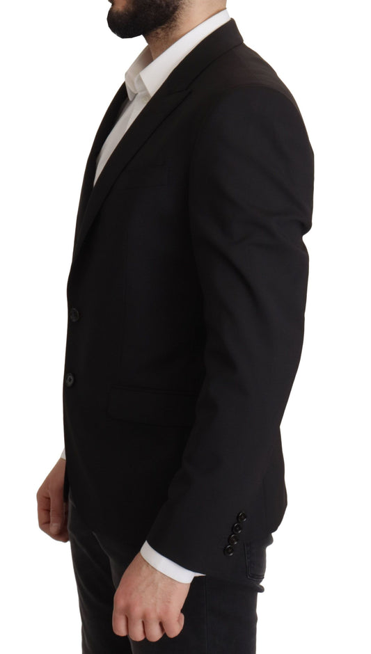 Dolce & Gabbana Men's Black Single Breasted Jacket MARTINI Blazer