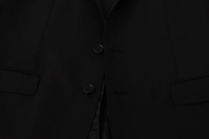 Dolce & Gabbana Men's Black Single Breasted Jacket MARTINI Blazer