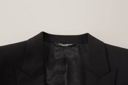 Dolce & Gabbana Men's Black Single Breasted Jacket MARTINI Blazer
