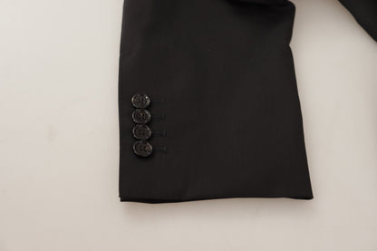 Dolce & Gabbana Men's Black Single Breasted Jacket MARTINI Blazer