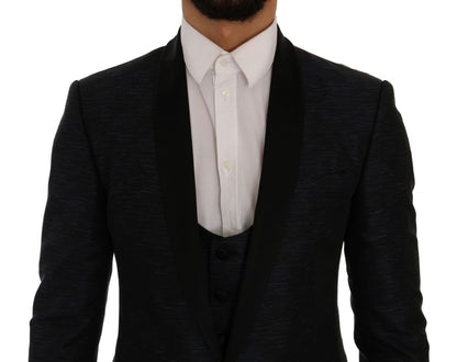 Dolce & Gabbana Men's Blue MARTINI Slim 2 Piece Blazer