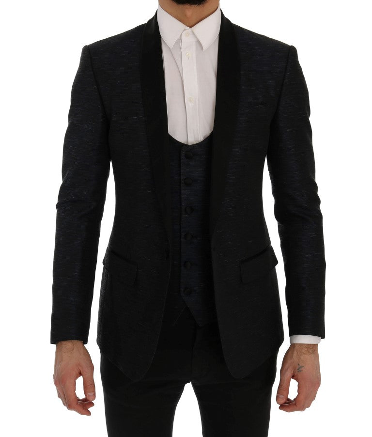 Dolce & Gabbana Men's Blue MARTINI Slim 2 Piece Blazer