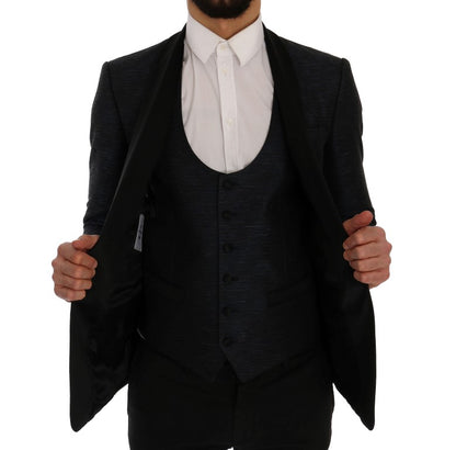 Dolce & Gabbana Men's Blue MARTINI Slim 2 Piece Blazer