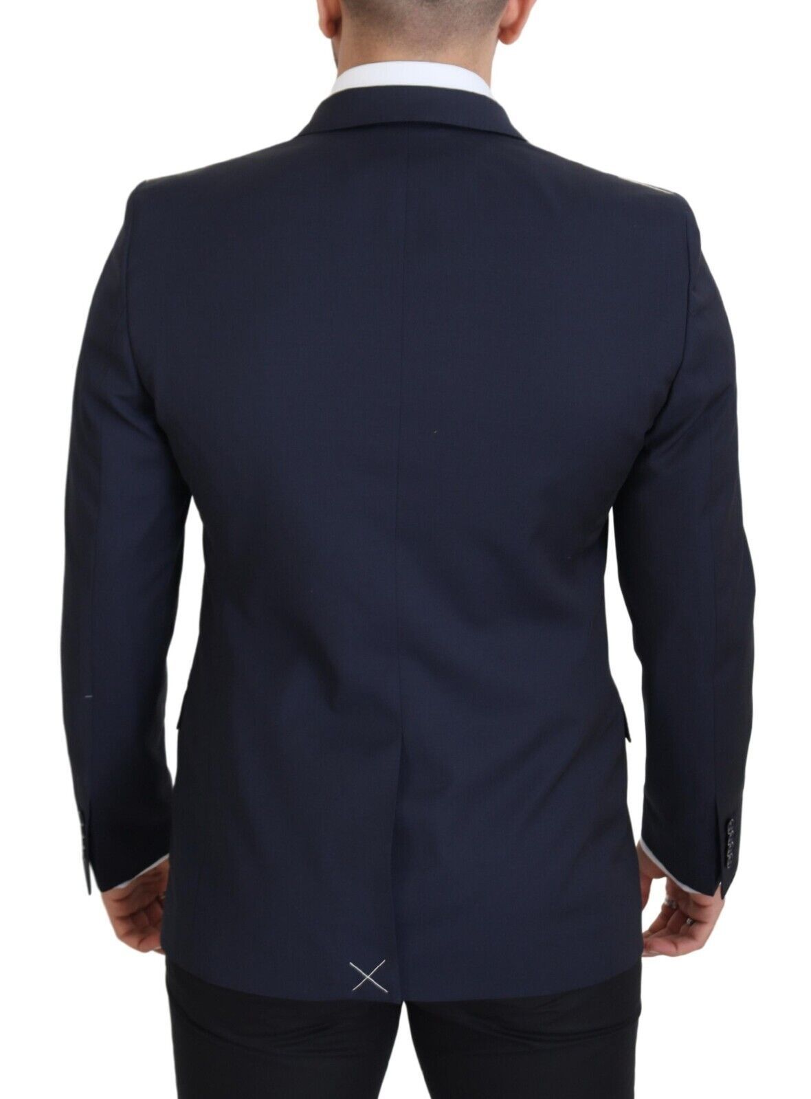 Dolce & Gabbana Men's Dark Blue Wool Single Breasted MARTINI Blazer