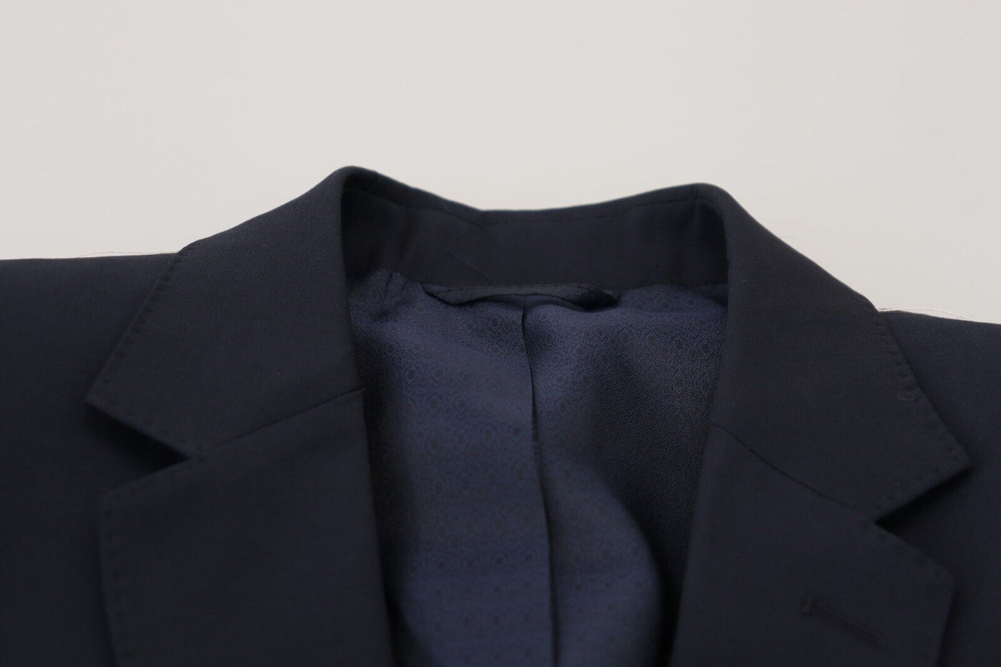 Dolce & Gabbana Men's Dark Blue Wool Single Breasted MARTINI Blazer