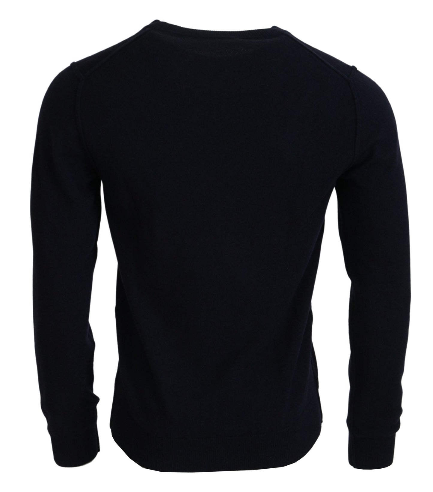 Dolce & Gabbana Women's Blue Cashmere iit Print Pullover Sweater