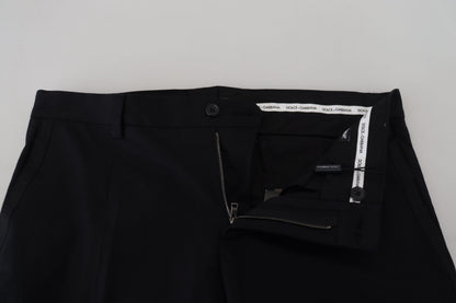 Dolce & Gabbana Men's Black Chino Formal Cotton Pants
