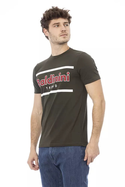 Baldinini Trend Men's Green Cotton T-Shirt